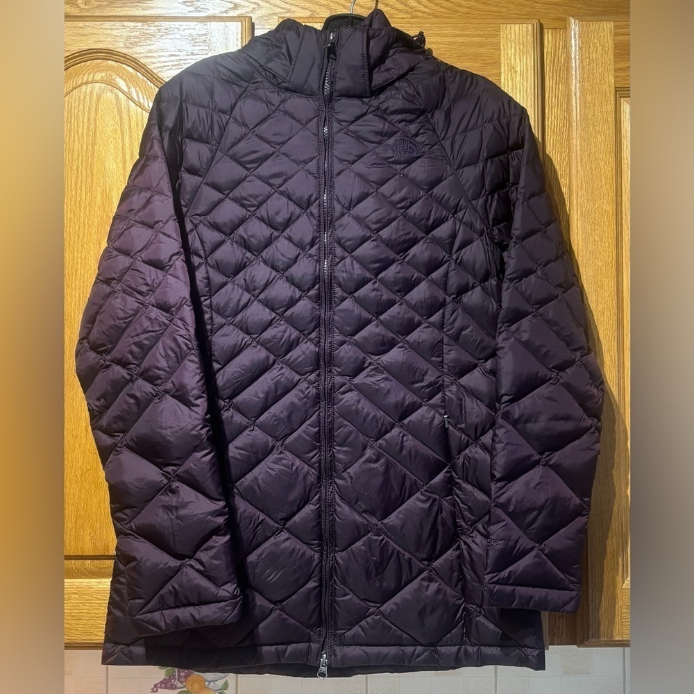 The North Face Women's Purple Down Light Puffer Jacket Small EUC